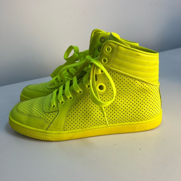 Neon gucci sneakers sz 39